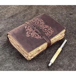 NIB Moonster Leather Heart Blank Journal